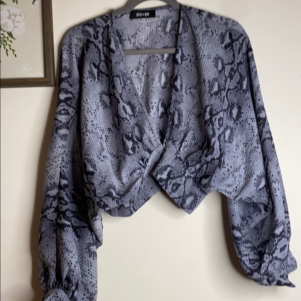Deep v blouse